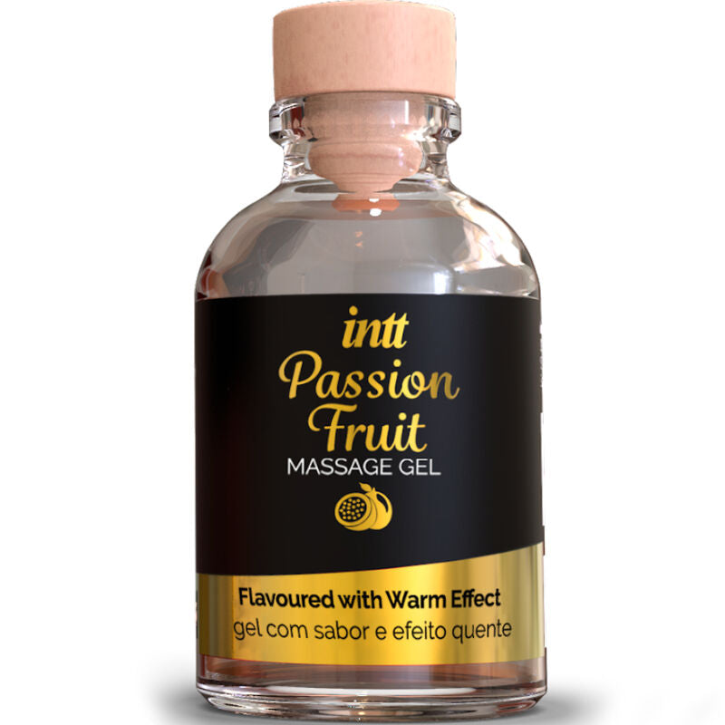 INTT MASSAGE &amp; ORAL SEX - PASSION FRUIT FLAVOURED MASSAGE GEL WITH HEAT EFFECT