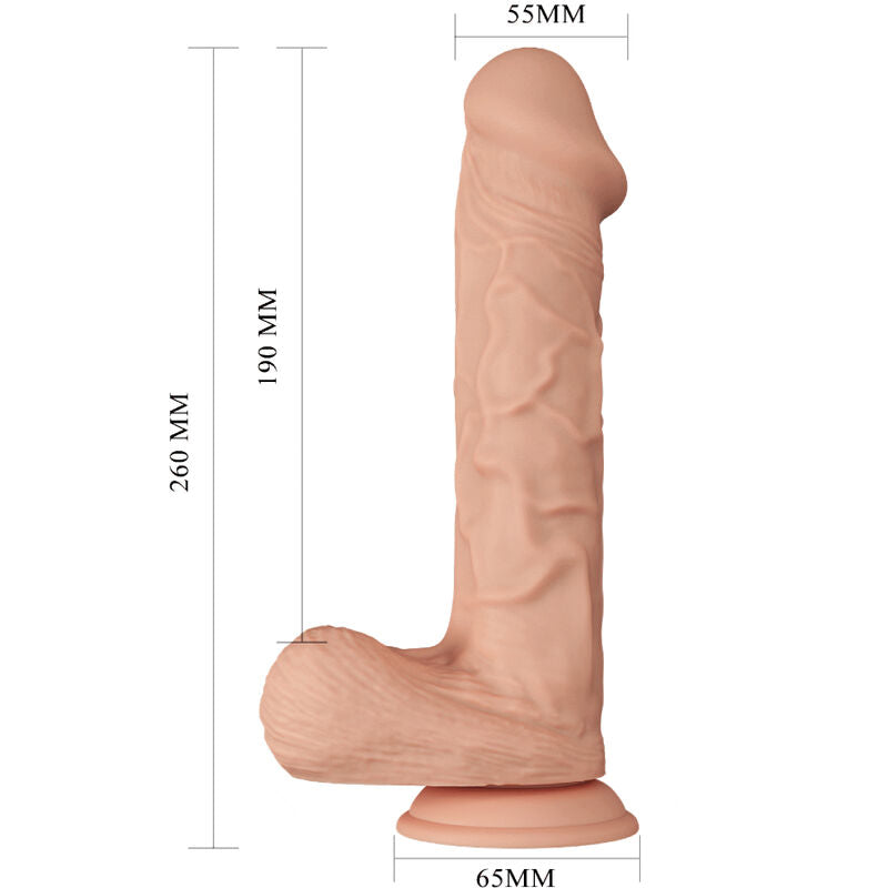 BAILE - BELLE RENCONTRE BERGRISI GODE FLEXIBLE RÉALISTE 26 CM NATUREL