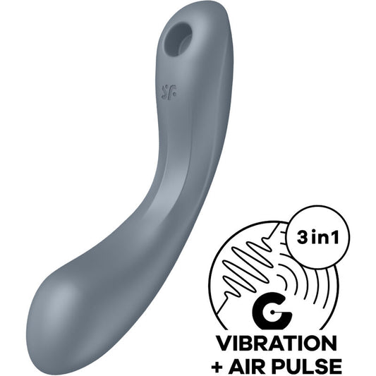 SATISFYER - CURVE TRINITY 1 AIR PULSE VIBRAZIONE ROSSO