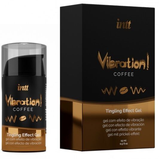 INTT MASSAGE &amp; ORAL SEX - GEL DE MASSAGE SAVEUR CAFÉ À EFFET CHALEUREUX