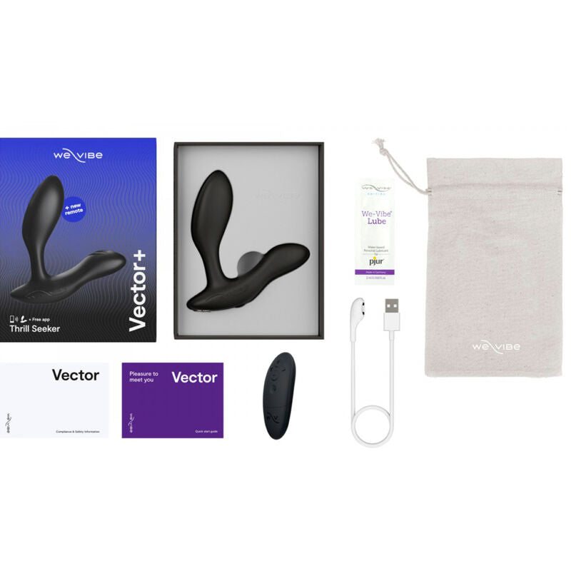 WE-VIBE - MASSEUR PROSTATIQUE VECTOR+ NOIR