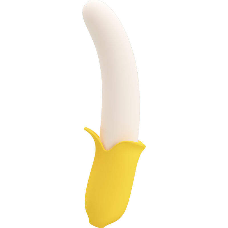 PRETTY LOVE - BANANA GEEK SUPER POWER 7 VIBRATIONS UP AND DOWN BLACK SILICONE