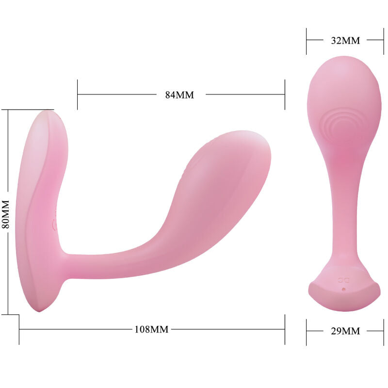 PRETTY LOVE - APPLICATION RECHARGEABLE BAIRD G-SPOT 12 VIBRATIONS ROSE