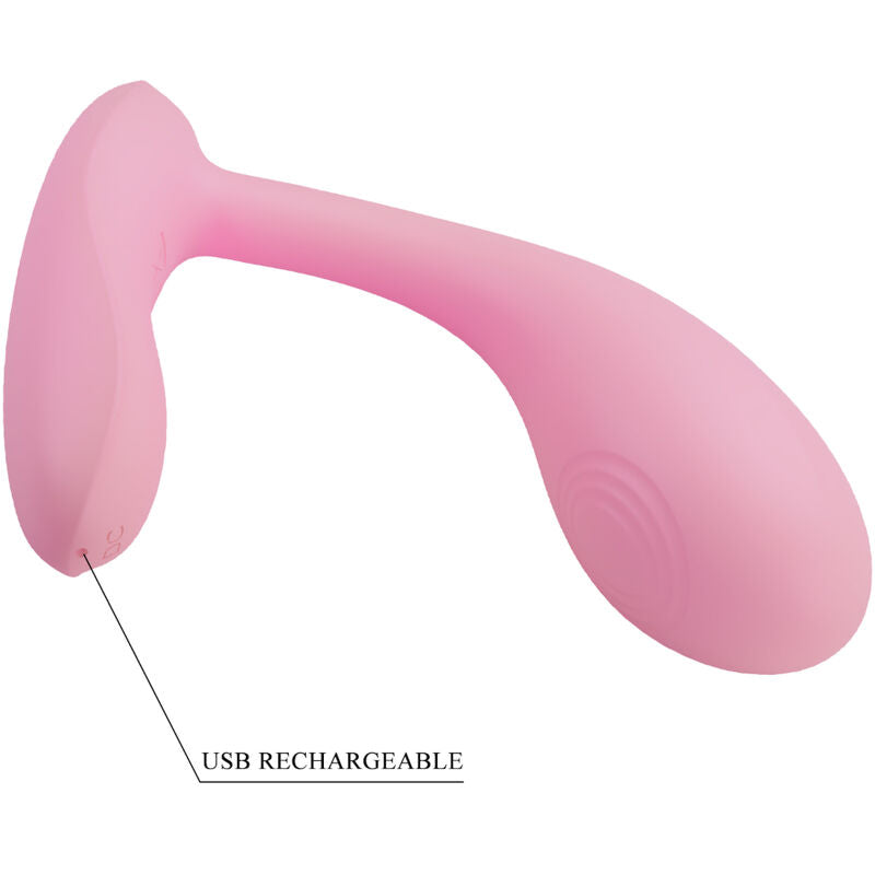 PRETTY LOVE - APPLICATION RECHARGEABLE BAIRD G-SPOT 12 VIBRATIONS ROSE