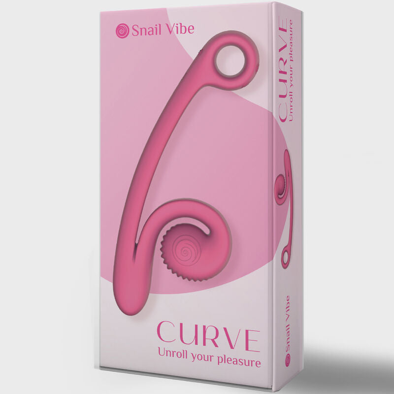 SNAIL VIBE - VIBRATEUR COURBE ROSE