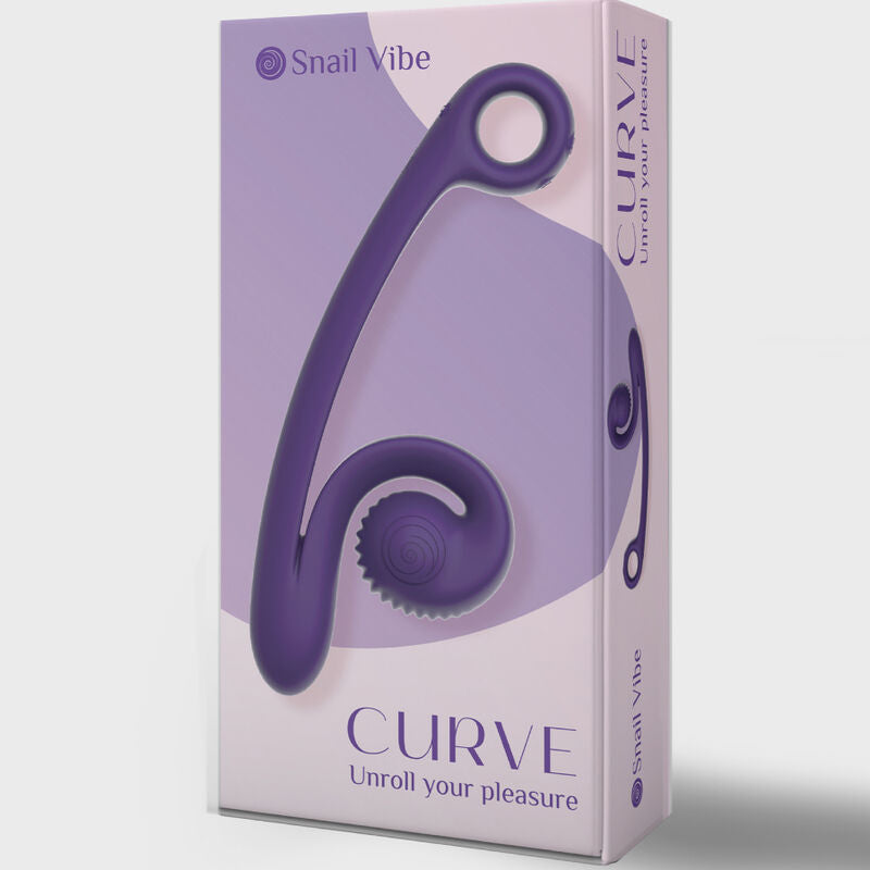 SNAIL VIBE - VIBRATEUR COURBE ROSE