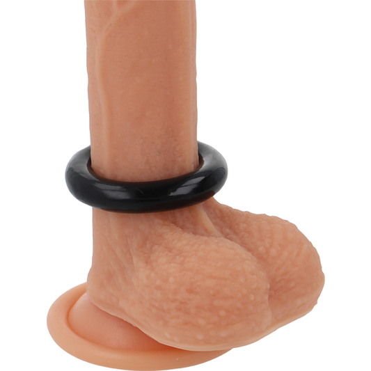 POWERING - SUPER FLEXIBLE AND RESISTANT COCK RING 4.5 CM BLACK