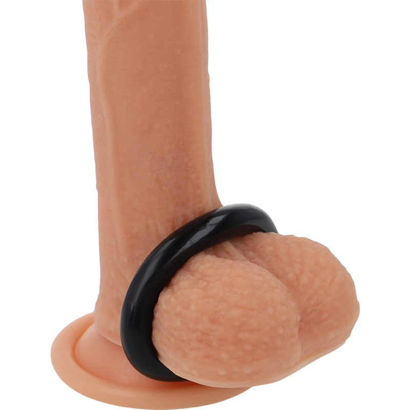 POWERING - SUPER FLEXIBLE AND RESISTANT COCK RING 4.5 CM BLACK