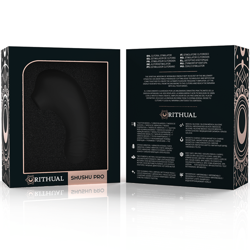 RITHUAL - STIMULATEUR DE CLITORIS DE POCHE SHUSHU PRO 2 MOTEURS À JET PUISSANTS