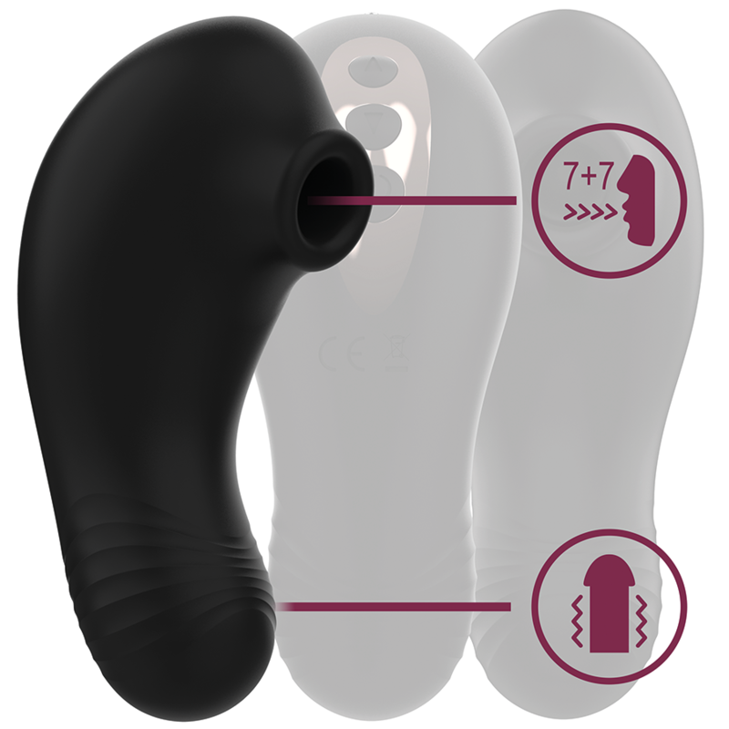 RITHUAL - STIMULATEUR DE CLITORIS DE POCHE SHUSHU PRO 2 MOTEURS À JET PUISSANTS