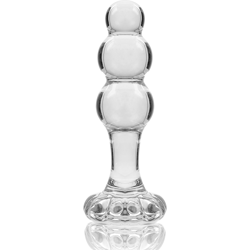 SÉRIE NEBULA PAR IBIZA - MODÈLE 1 BOUCHON EN VERRE BOROSILICATE TRANSPARENT 10,5 CM -OU- 3 CM