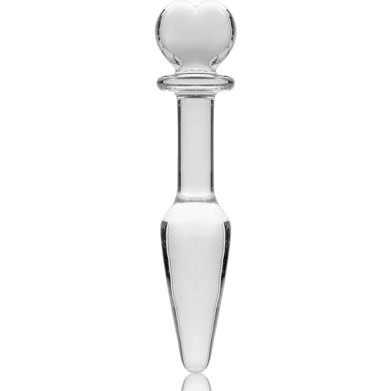 SÉRIE NEBULA PAR IBIZA - PLUG ANAL MODÈLE 7 VERRE BOROSILICATE TRANSPARENT 13,5 CM -O- 3 CM