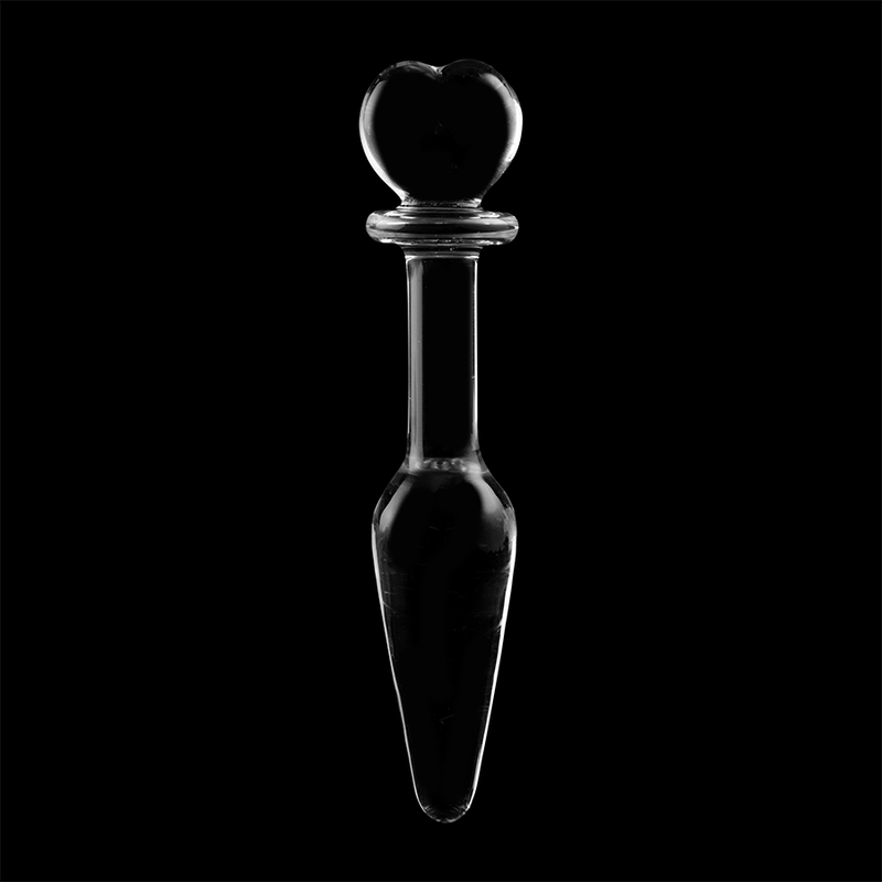 SÉRIE NEBULA PAR IBIZA - PLUG ANAL MODÈLE 7 VERRE BOROSILICATE TRANSPARENT 13,5 CM -O- 3 CM