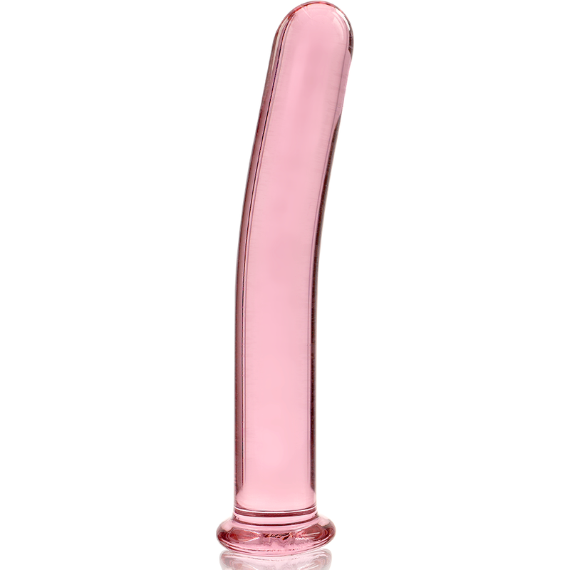 NEBULA SERIES BY IBIZA - MODELLO 9 DILDO IN VETRO BOROSILICATO TRASPARENTE 15.5 CM -O- 2.5 CM