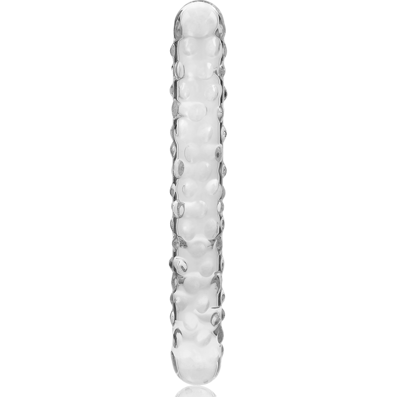 SÉRIE NEBULA PAR IBIZA - MODÈLE 15 GODE EN VERRE BOROSILICATE TRANSPARENT 18,5 CM -O- 3 CM