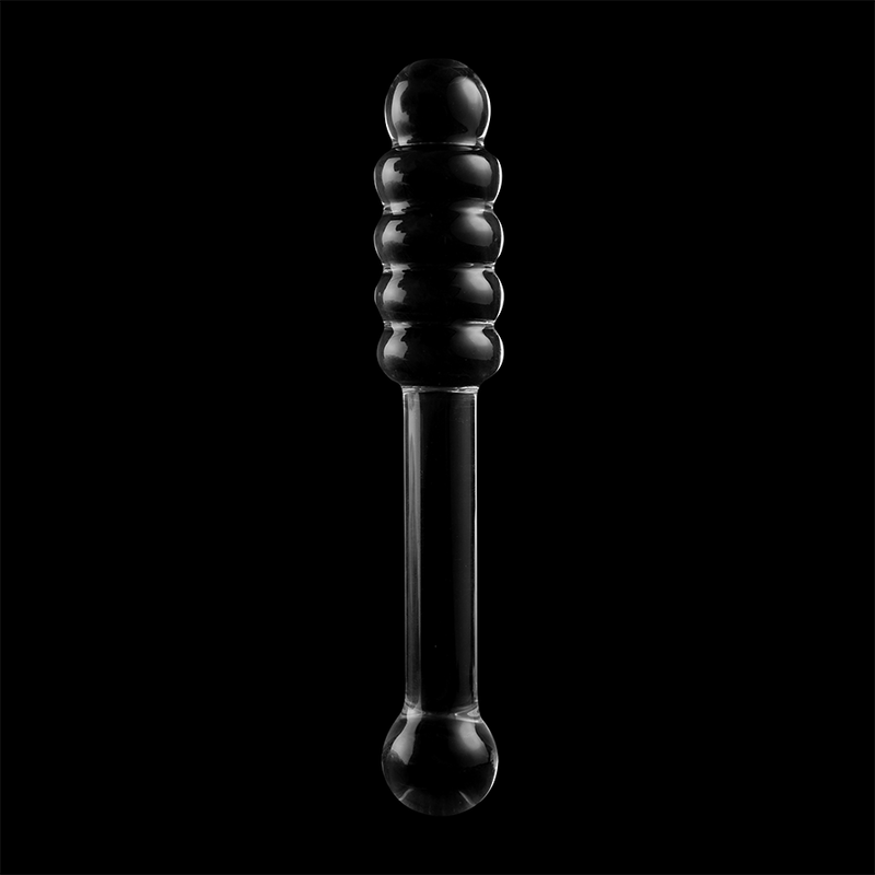 NEBULA SERIES BY IBIZA - MODEL 20 DILDO IN TRANSPARENT BOROSILICATE GLASS 20.5 CM -O- 3 CM