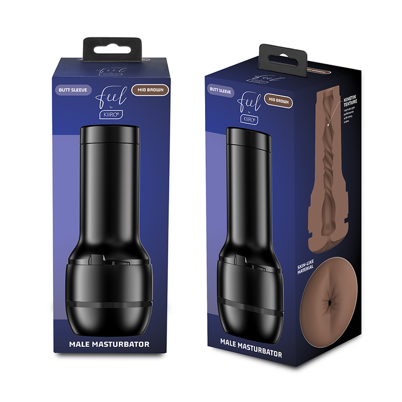 KIIROO - MASTURBATEUR DE CUL GÉNÉRIQUE FEEL STROKER - BRUN MOYEN 