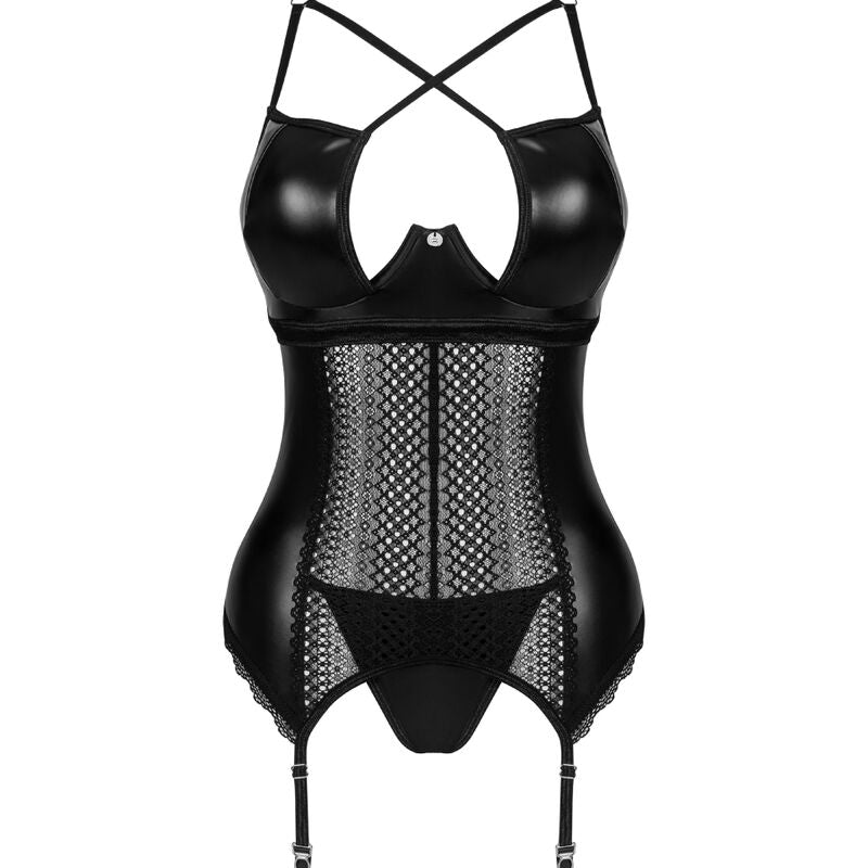 OBSESSIVE - NORIDES CORSET AND THONG XS/S