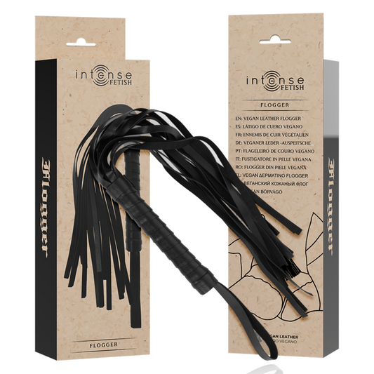 INTENSE - FLOGGER FÉTICHE EN CUIR VÉGÉTALIEN