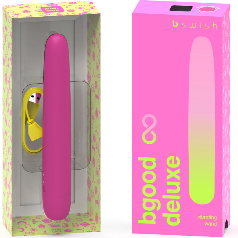 B SWISH - VIBRATEUR RECHARGEABLE BGOOD INFINITE DELUXE EN SILICONE ROSE