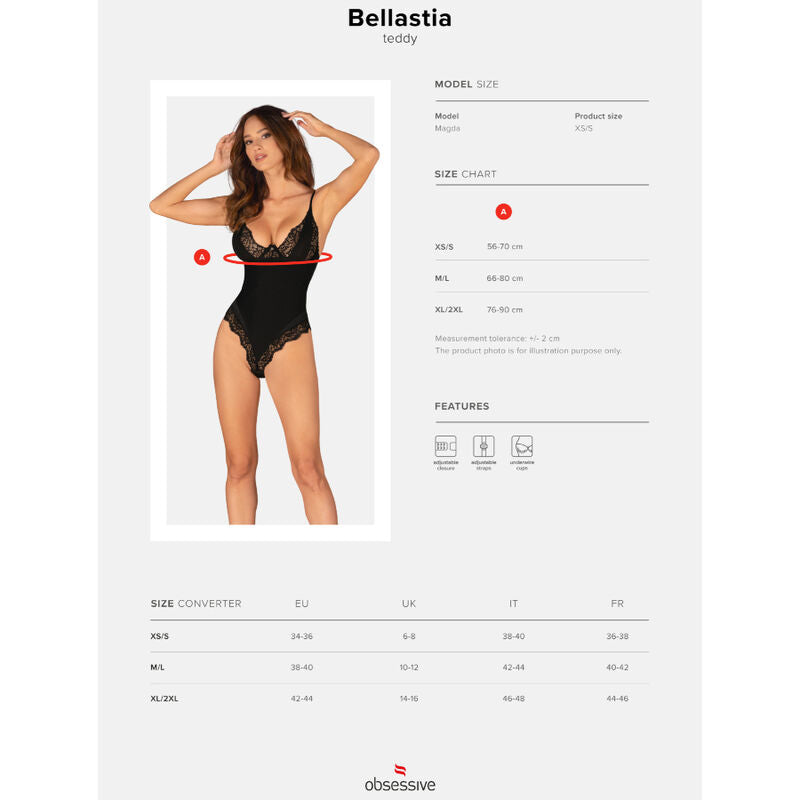 OBSESSIF - BELLASTIA TEDDY XS/S