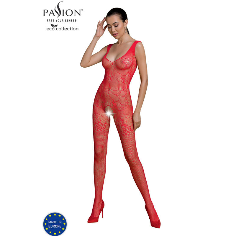 PASSION - COLLEZIONE ECO BODYSTOCKING ECO BS012 NERO