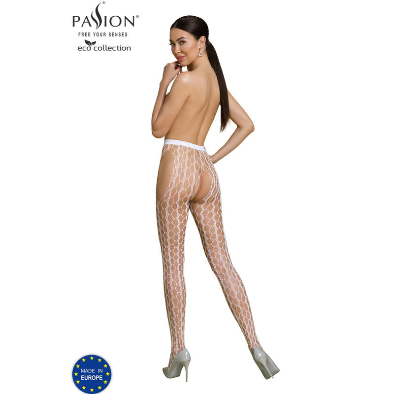 PASSION - COLLEZIONE ECO BODYSTOCKING ECO S007 NERO