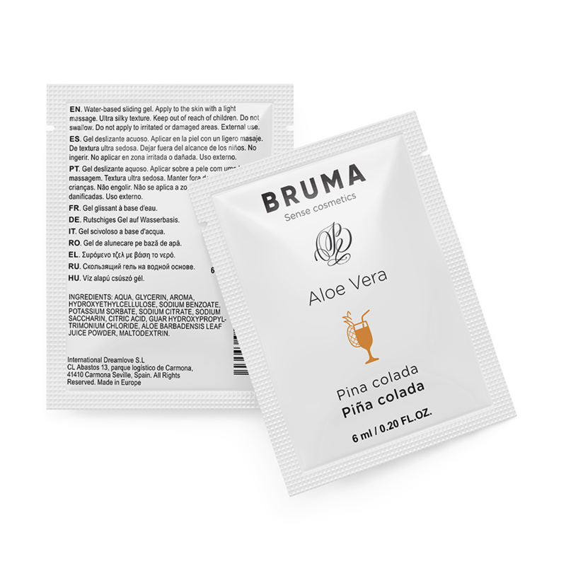 BRUMA - GEL GLISSANT ALOE VERA SAVEUR PINA COLADA 6 ML