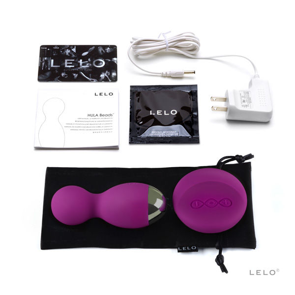 LELO - BADGE BOULES DE HULA ROSE FONCÉ