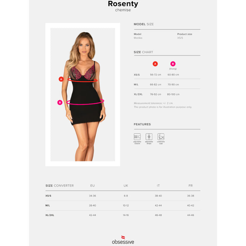 OBSESSIVE - CHEMISE ROSENTY ET XS/S TONGA