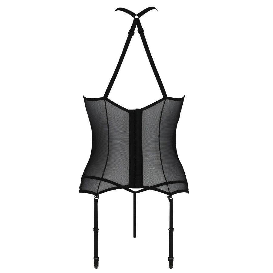 PASSION - SATARA CORSET EROTIC LINE BLACK S/M