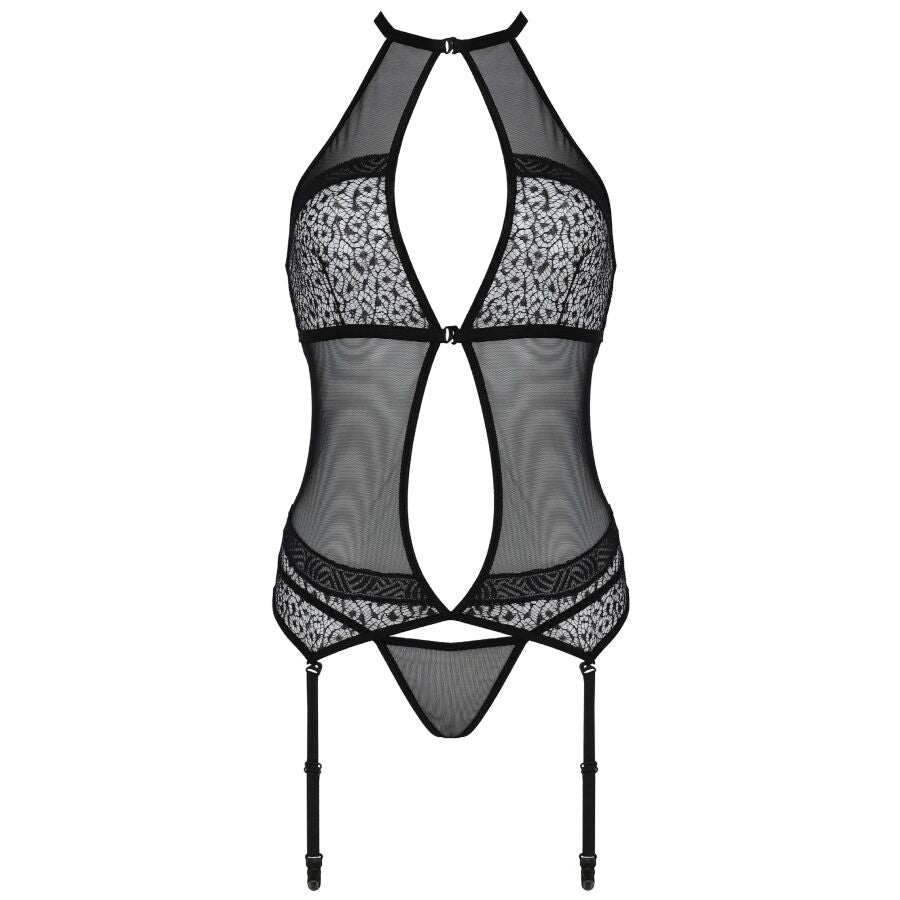 PASSION - SATARA CORSET EROTIC LINE BLACK S/M