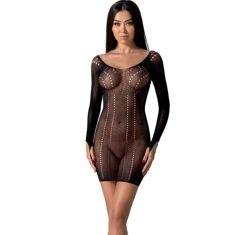 PASSION - BS101 BODYSTOCKING NERO TAGLIA UNICA