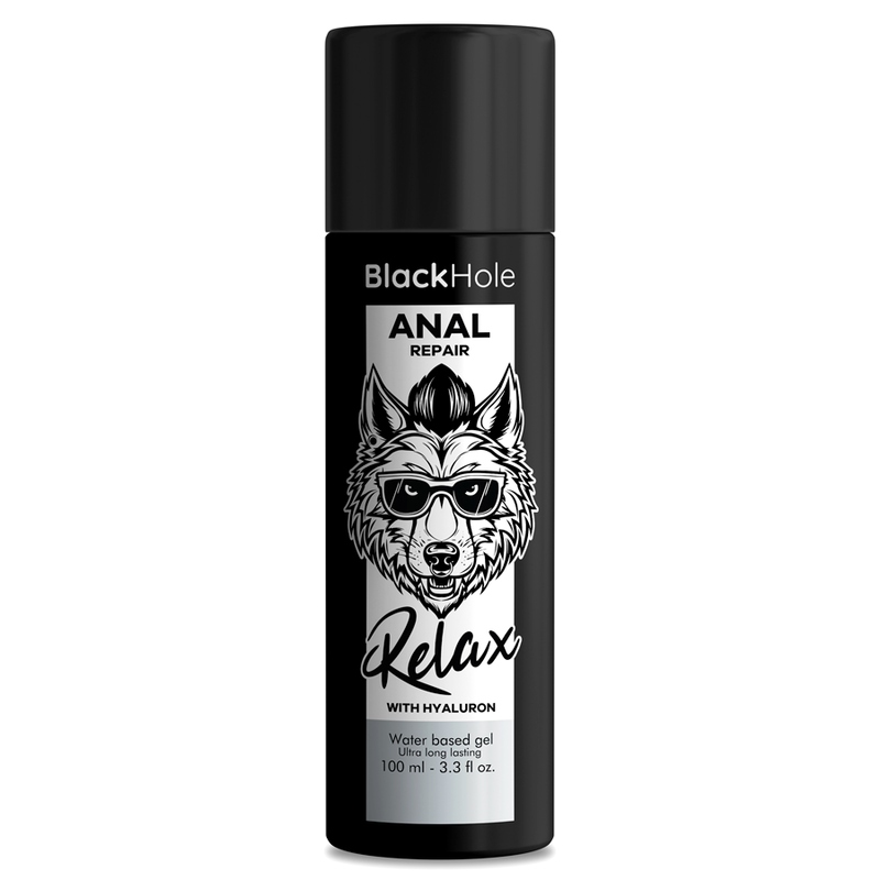 BLACK HOLE - RIPARAZIONE ANALE RELAX A BASE ACQUA CON IALURONE 100 ML