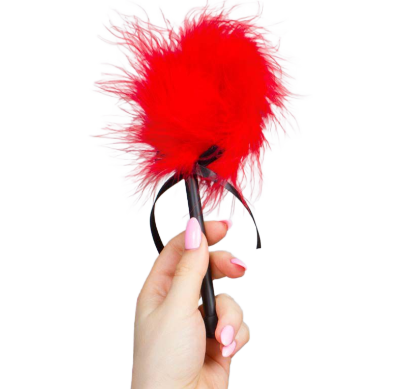 JEU SECRET - MANTEAU DUSTER MARABOU ROUGE