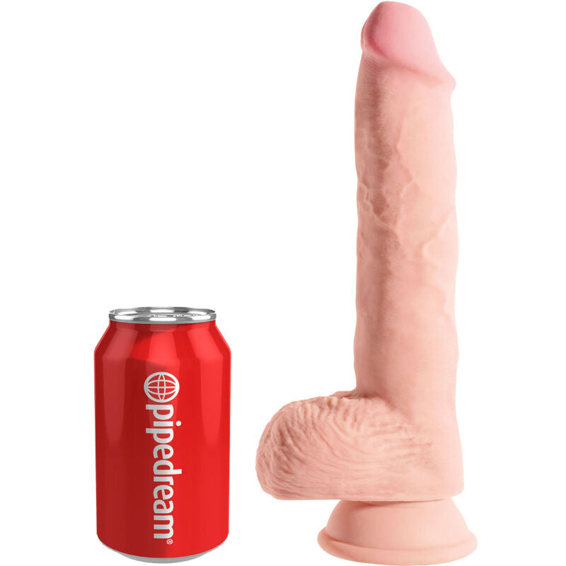 KING COCK - PÉNIS RÉALISTE AVEC BOULES 19,4 CM LÉGER