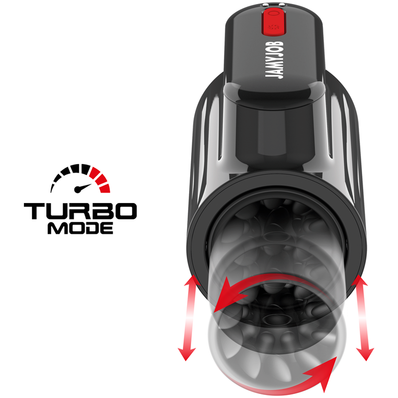 JAMYJOB - MASTURBATORE IN MODALIT TURBO CON SPINTA A VORTEX E ROTAZIONE A 360