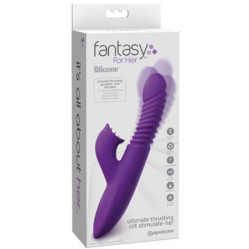 FANTASY FOR HER - STIMULATEUR CLITORAL AVEC OSCILLATION DE CHALEUR ET FONCTION DE VIBRATION VIOLET