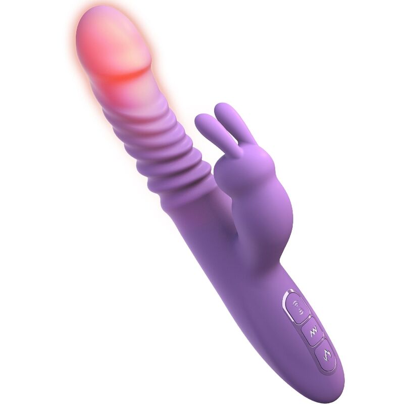 FANTASY FOR HER - STIMULATEUR DE CLITORIS DE LAPIN AVEC FONCTION CHALEUR, OSCILLATION ET VIBRATION VIOLET