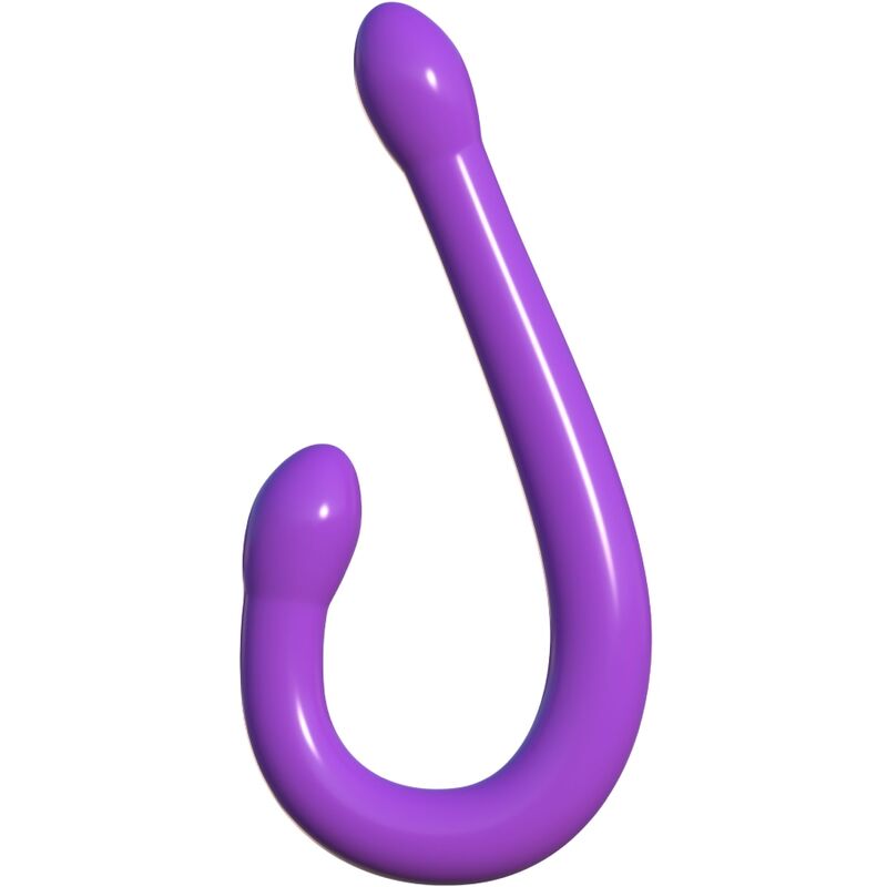 CLASSIX - GODE DOUBLE SOUPLE 43,7 CM VIOLET