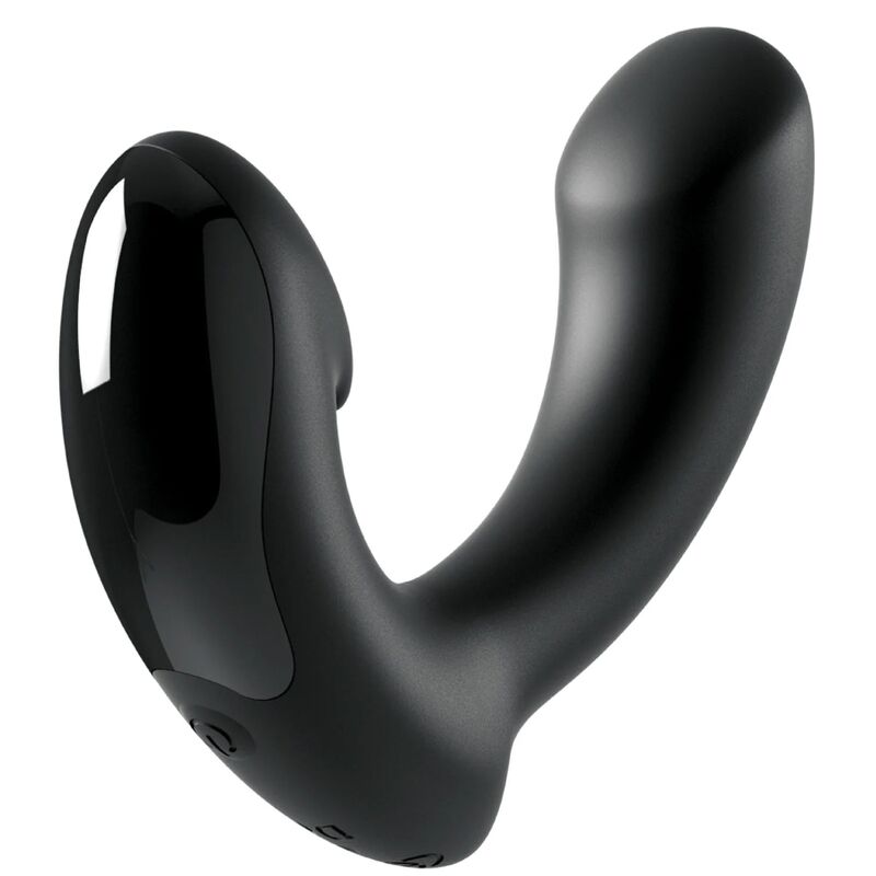 SIR RICHARDS - MASSEUR PROSTATIQUE POINT P EN SILICONE NOIR