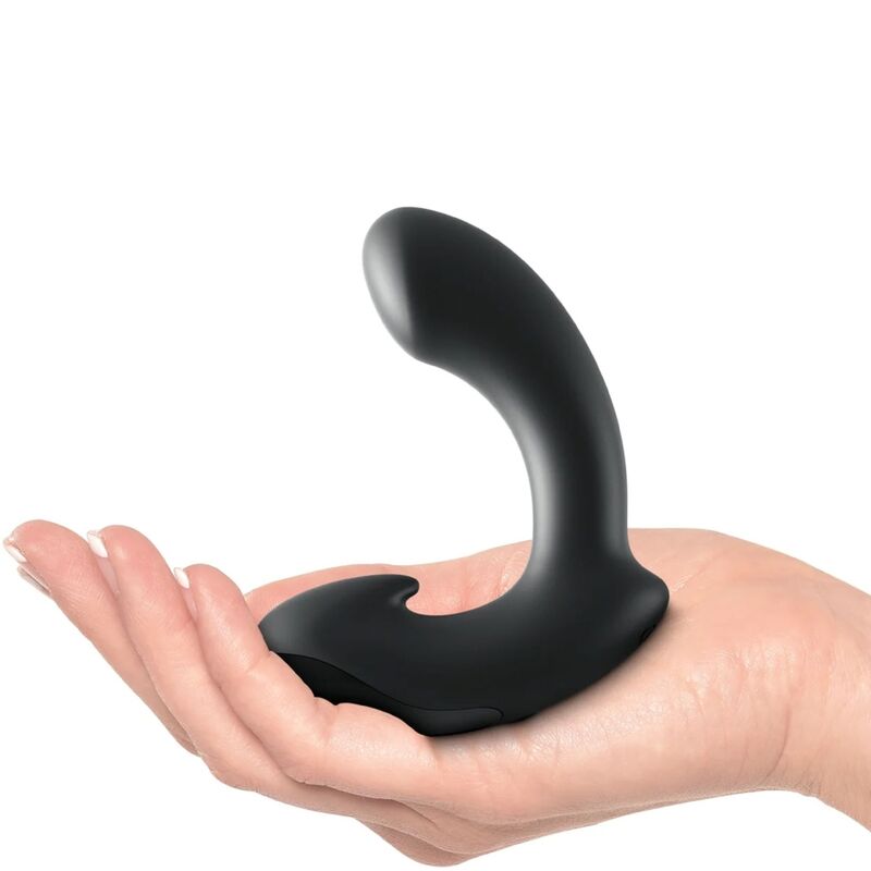 SIR RICHARDS - MASSEUR PROSTATIQUE POINT P EN SILICONE NOIR