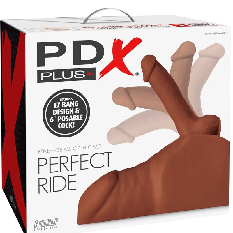 PDX PLUS - CORSA PERFETTA MASTURBATORE PENE E ANO MARRONE