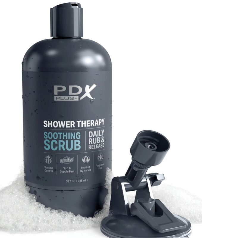 PDX PLUS - MASTURBATEUR APAISANT SHAMPOOING SCRUB STROKER AVEC CONCEPTION DE BOUTEILLE DISCRÈTE