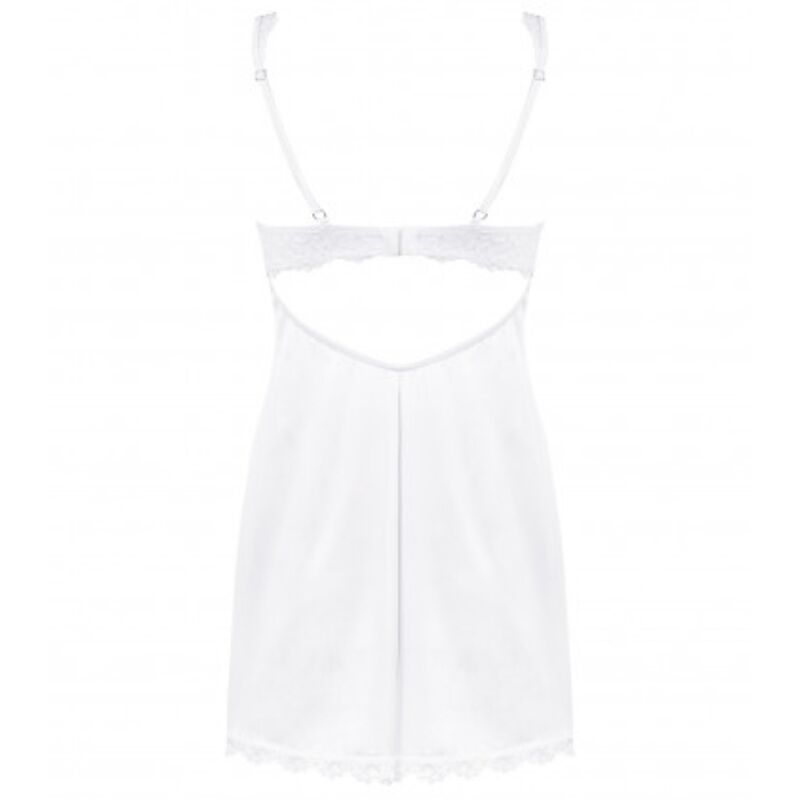 OBSESSIVE - CHEMISE AMOR BLANCO ET TONGA BLANC S/M