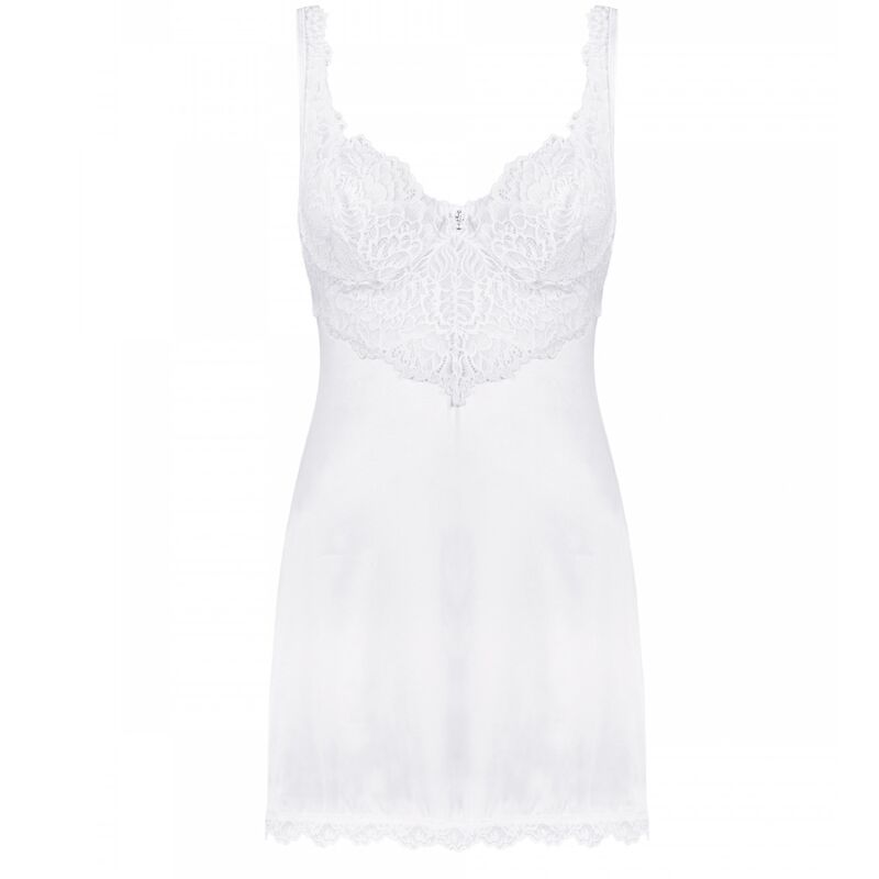 OBSESSIVE - CHEMISE AMOR BLANCO ET TONGA BLANC S/M