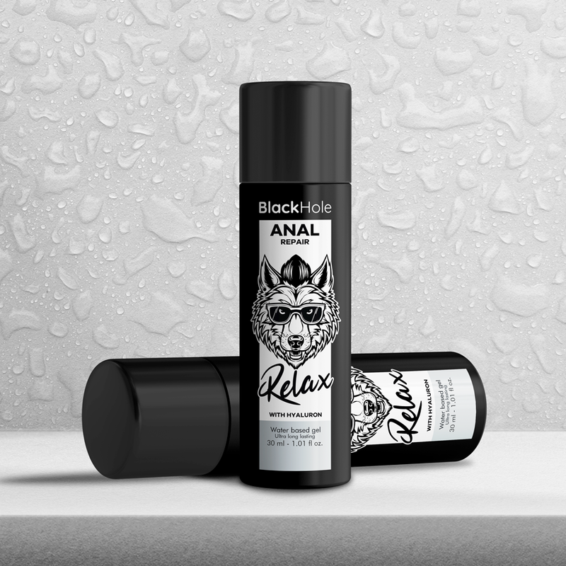 BLACK HOLE - RIPARAZIONE ANALE RELAX A BASE ACQUA CON IALURONE 30 ML