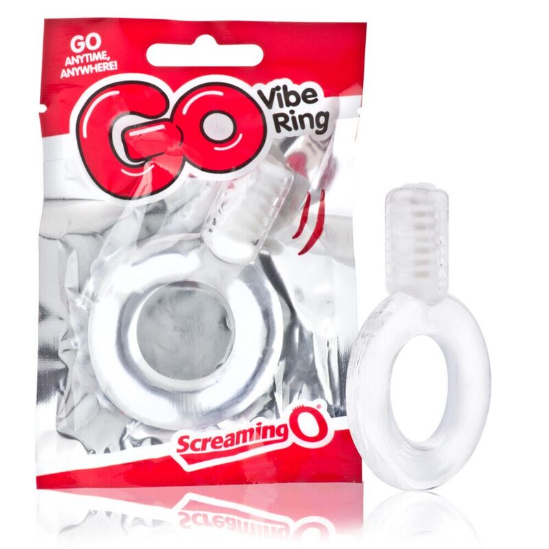 SCREAMING O - ANNEAU VIBRATEUR GO TRANSPARENT