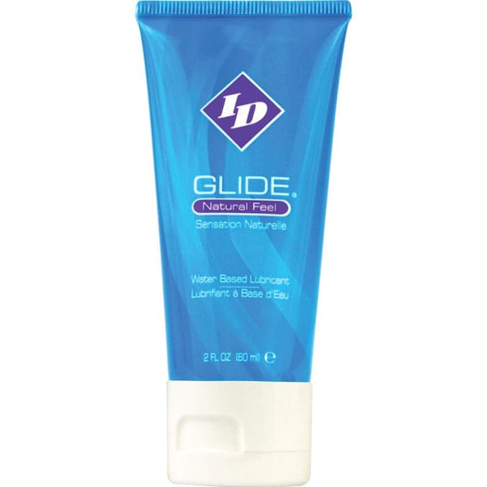 ID GLIDE - LUBRIFIANT DE VOYAGE À BASE D'EAU ULTRA LONGUE DURÉE, TUBE 60 ML