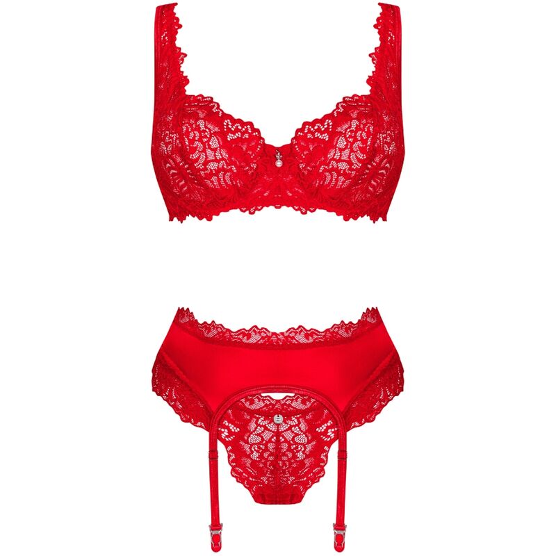 OBSESSIVE - SET AMOR CHERRIS 3 PEZZI S/M